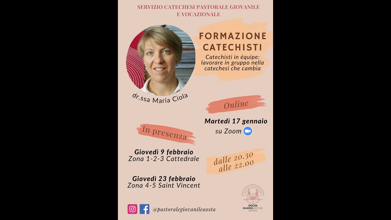 FORMAZIONE CATECHISTI 2023 - Catechisti in &eacute;quipe lavorare in gruppo nella catechesi che cambia