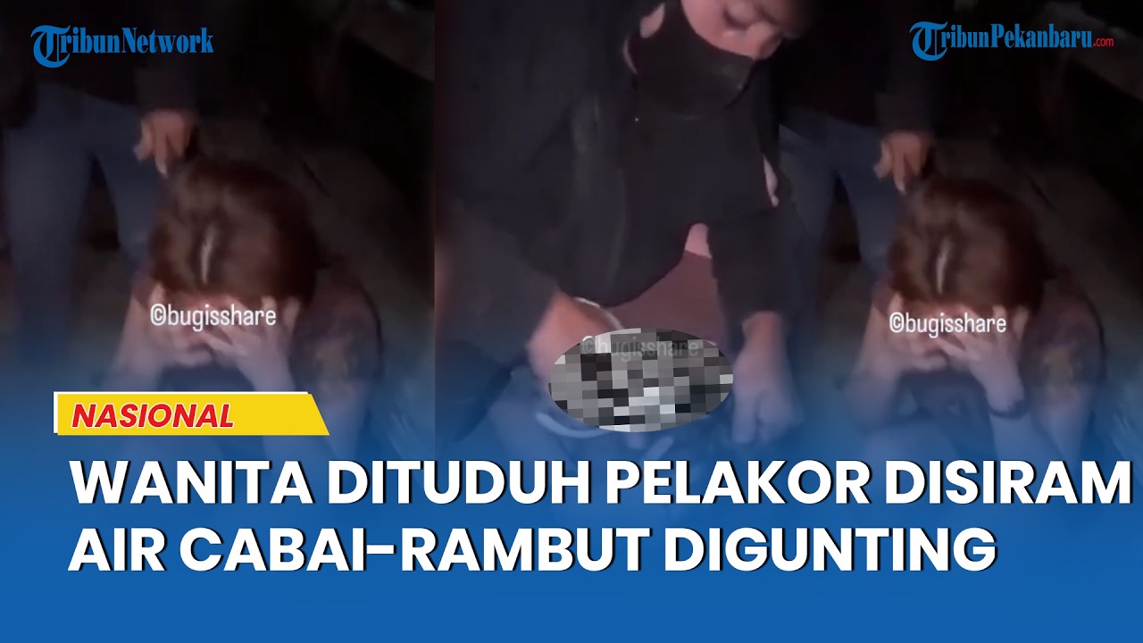 Disambangi ke Kafe, Wanita Dituduh Pelakor Disiram Air Cabai-Rambut Digunting
