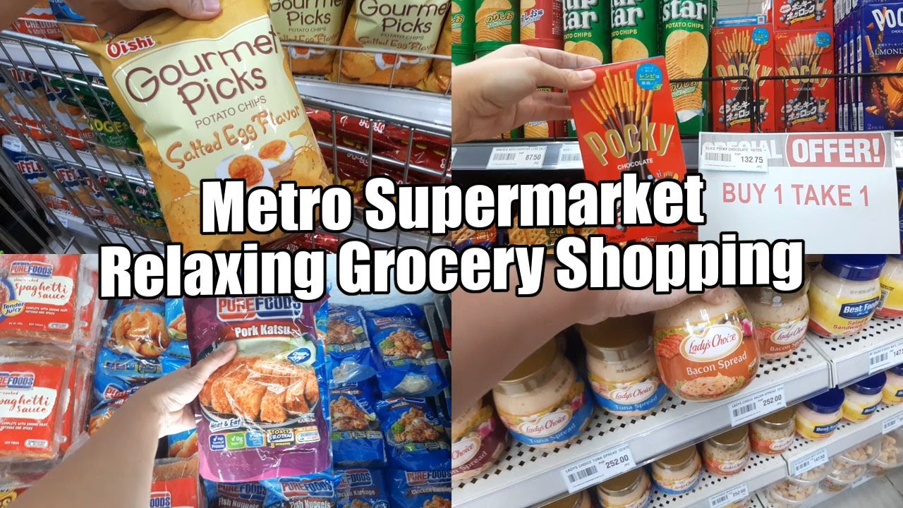 Metro Supermarket Alabang Relaxing ASMR Grocery Shopping Silent Vlog April 2023