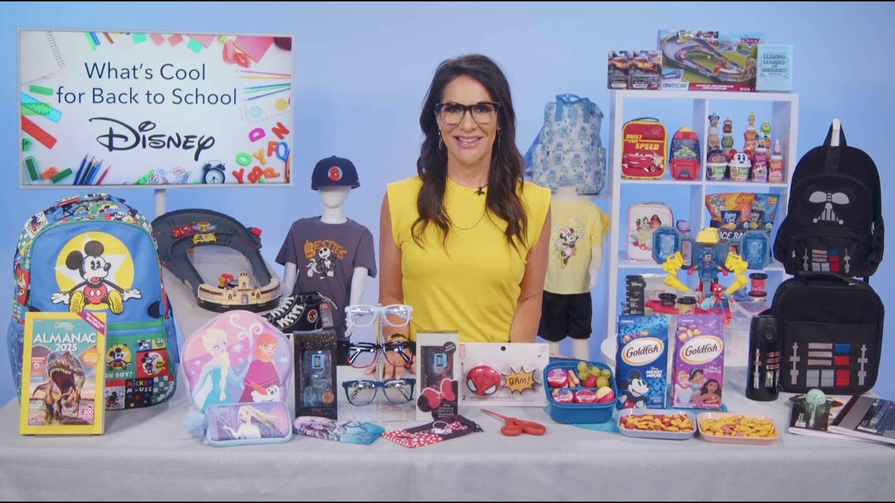 Claudia Lombana Shares the Best Disney Products for Back to School Shopping in 2024 on TipsOnTv