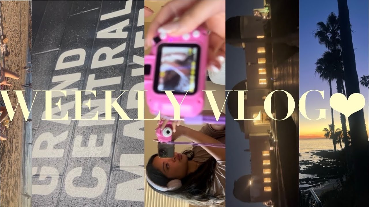WEEKLY VLOG♡PART 1 (Griffith Observatory,I got a TICKET?!, Laguna, Grand Central market & friends!) 