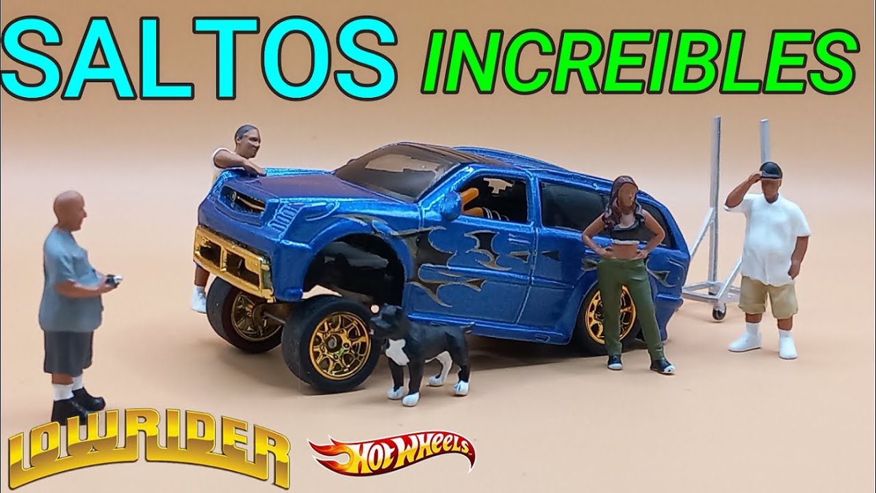 COMO HACER UN LOWRIDER HOT WHEELS CUSTOM muy facil 