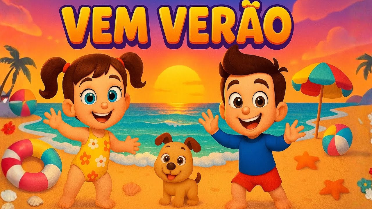 Vem Verão – Música Infantil Animada | Dedé e Bubu Show