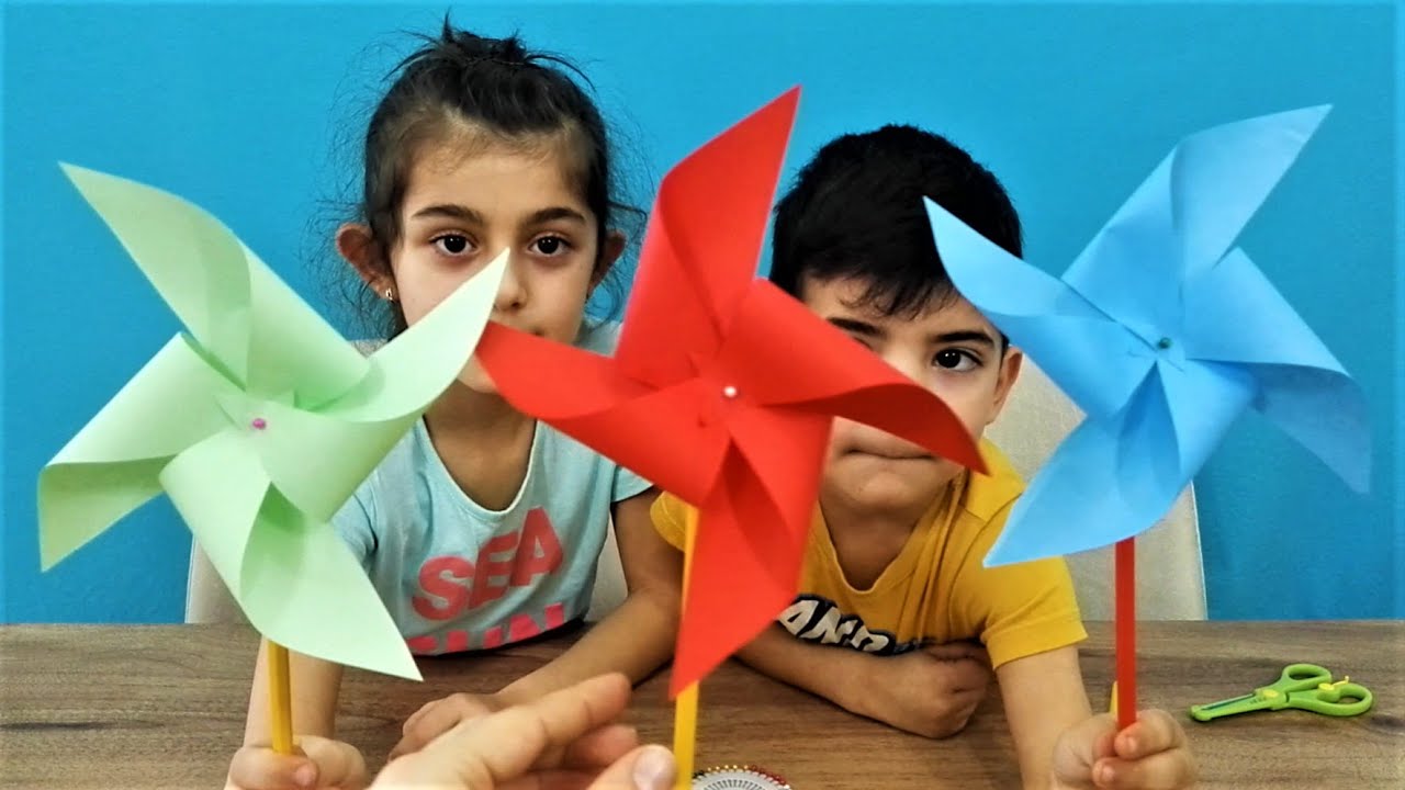 Rüzgar gülü yapımı. Kağıttan en kolay rüzgar gülü nasıl yapılır?