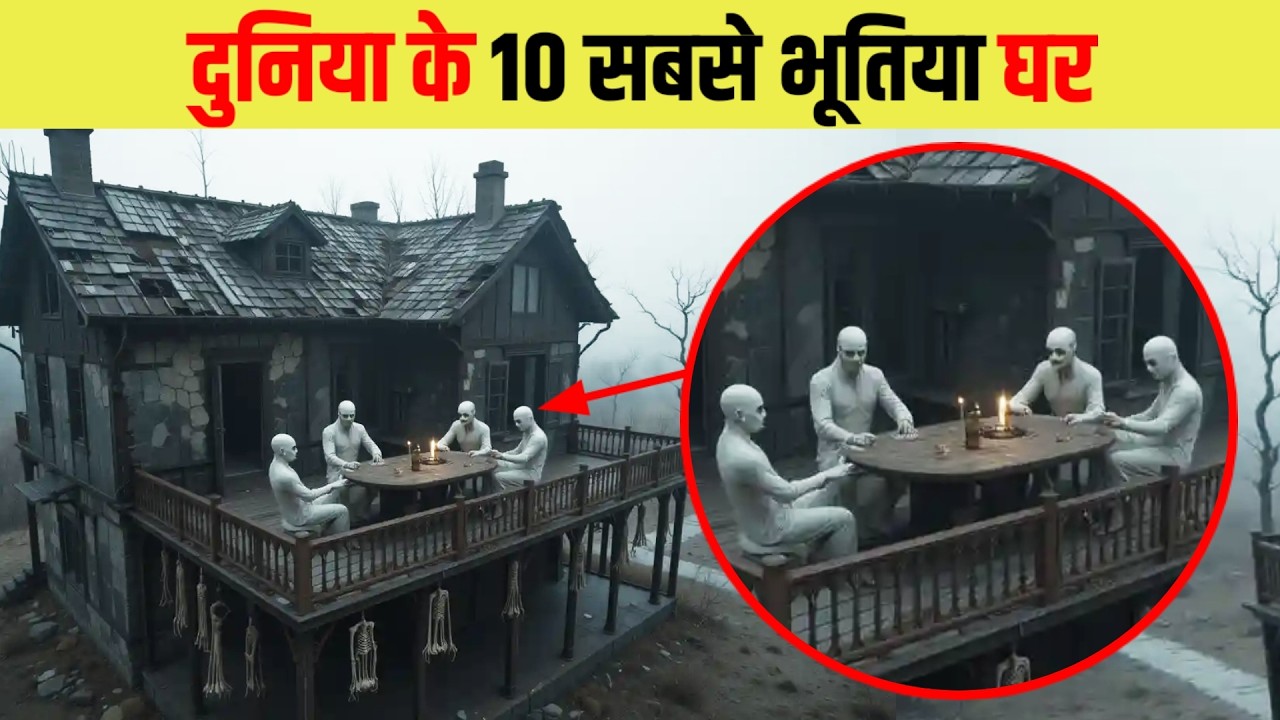 दुनिया के 10 सबसे रहस्यमई भूतिया घर | 10 most mysterious haunted houses in the world,