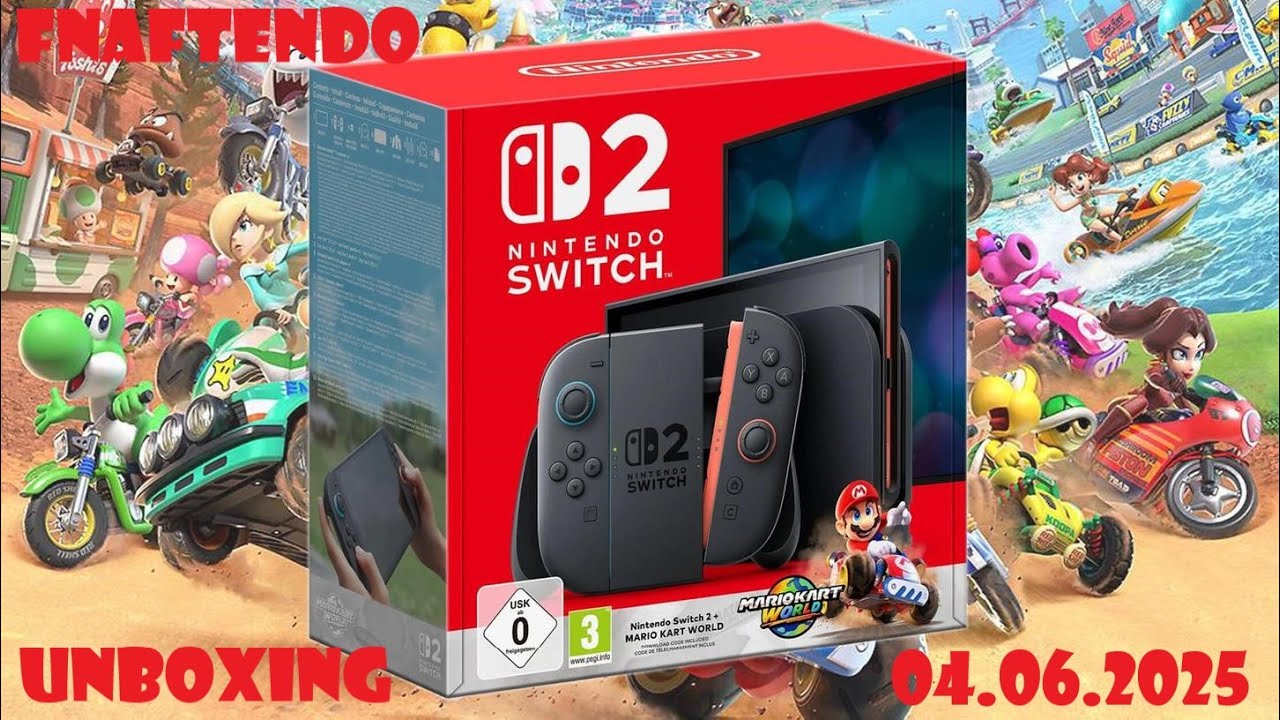 NINTENDO SWITCH 2 + MARIO KART WORLD BUNDLE UNBOXING 4K( Mein letztes Video auf dem Kanal, vorerst )