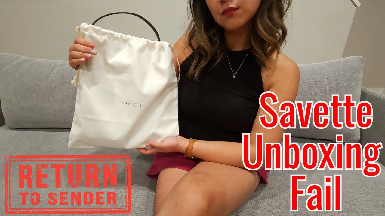 Savette Bag Unboxing Fail | Net-a-Porter | Purse has been returned
