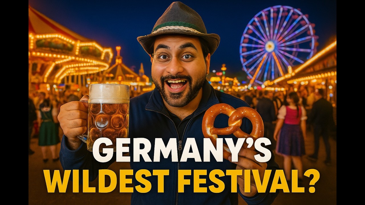 Germany’s CRAZIEST Festival? 😱 My First Frühlingsfest in Stuttgart! | The Oktoberfest of Spring?!