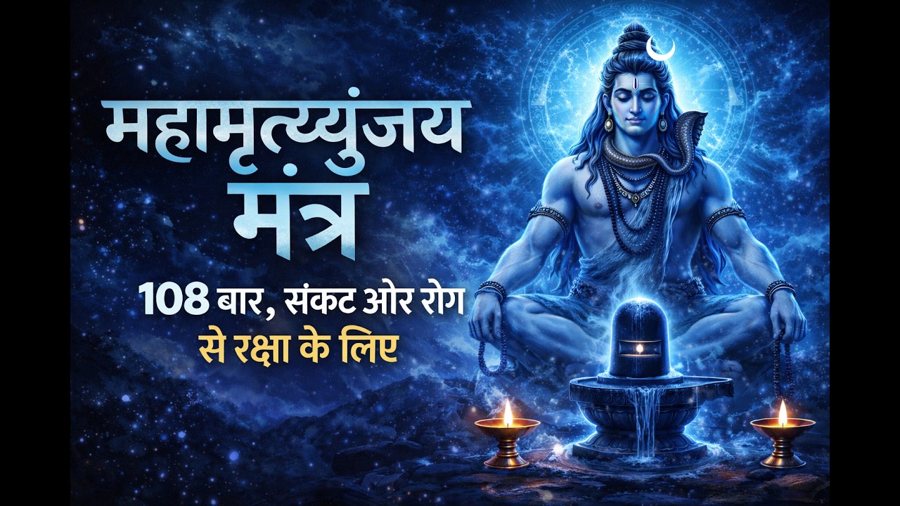 महामृत्युंजय मंत्र 108 बार | भगवान शिव का महामृत्युंजय मंत्र | स्वास्थ्य, सुरक्षा और शांति के लिए
