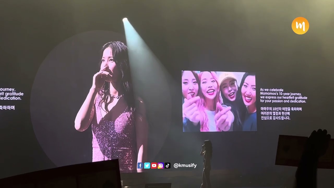 [FANCAM] 240616 MAMAMOO's SOLAR 솔라 reaction to video fan project in #Solar_COLOURSinMNL