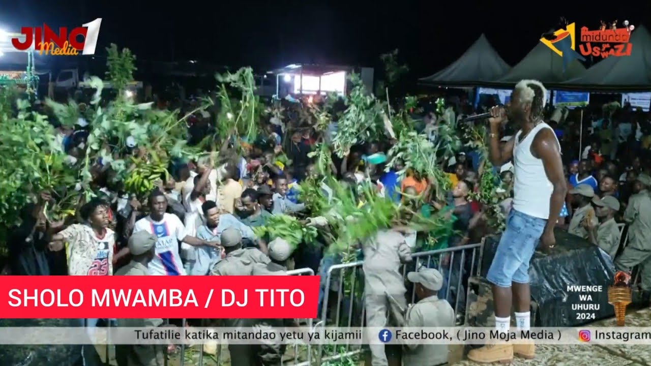 SHOLO MWAMBA NA DJ TITO KWENYE SHEREHE ZA MWENGE 2024 MIKUMI,  MOROGORO HII NI MIDUNDO YA USWAZI