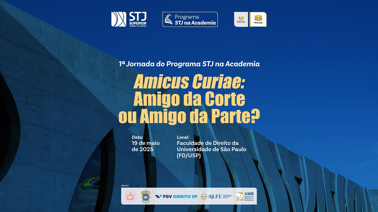 STJ na Academia debate 𝒂𝒎𝒊𝒄𝒖𝒔 𝒄𝒖𝒓𝒊𝒂𝒆 (19.05)