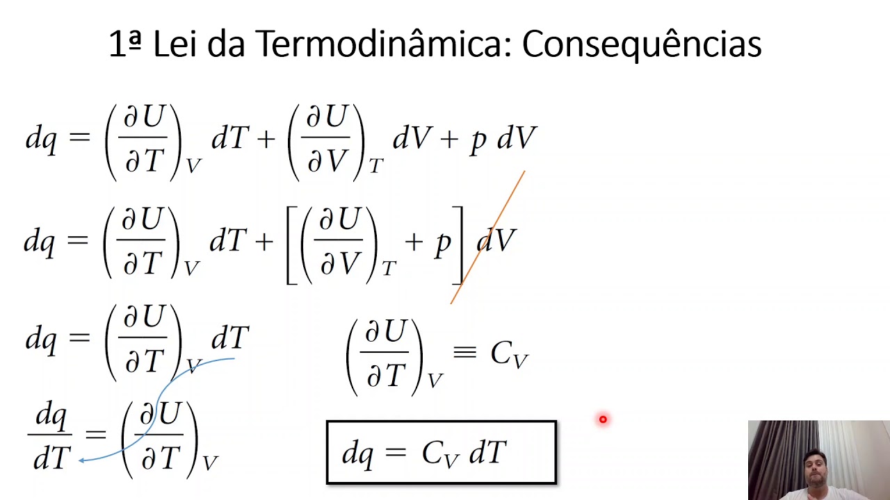 Curso de Físico-Química - Capacidade Térmica; Cp e Cv.