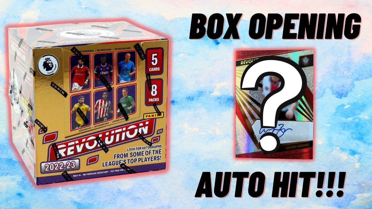 LEGEND AUTO! Panini Revolution Premier League Soccer 2022/23 hobby box opening!