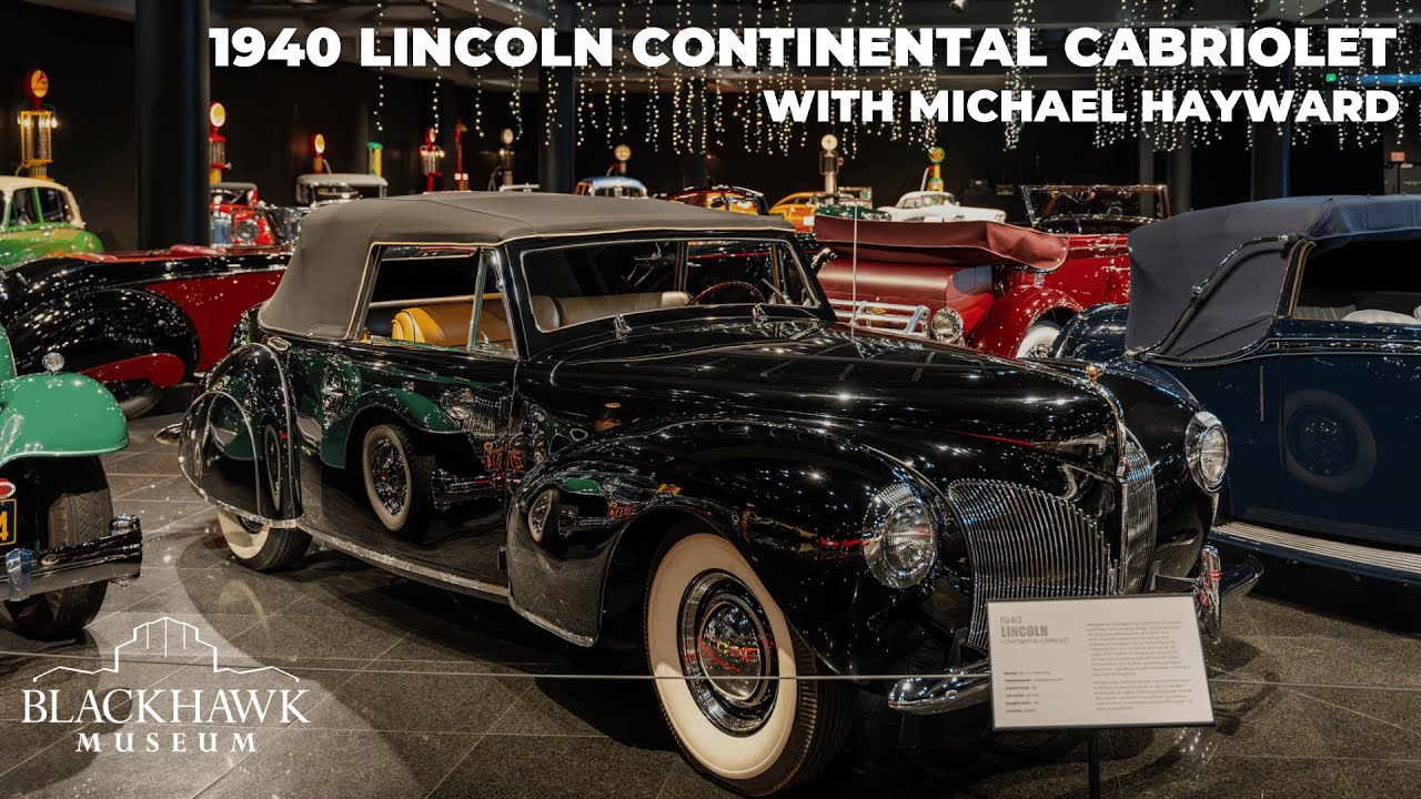 The Story Behind the 1940 Lincoln Continental Cabriolet | History with Michael Hayward