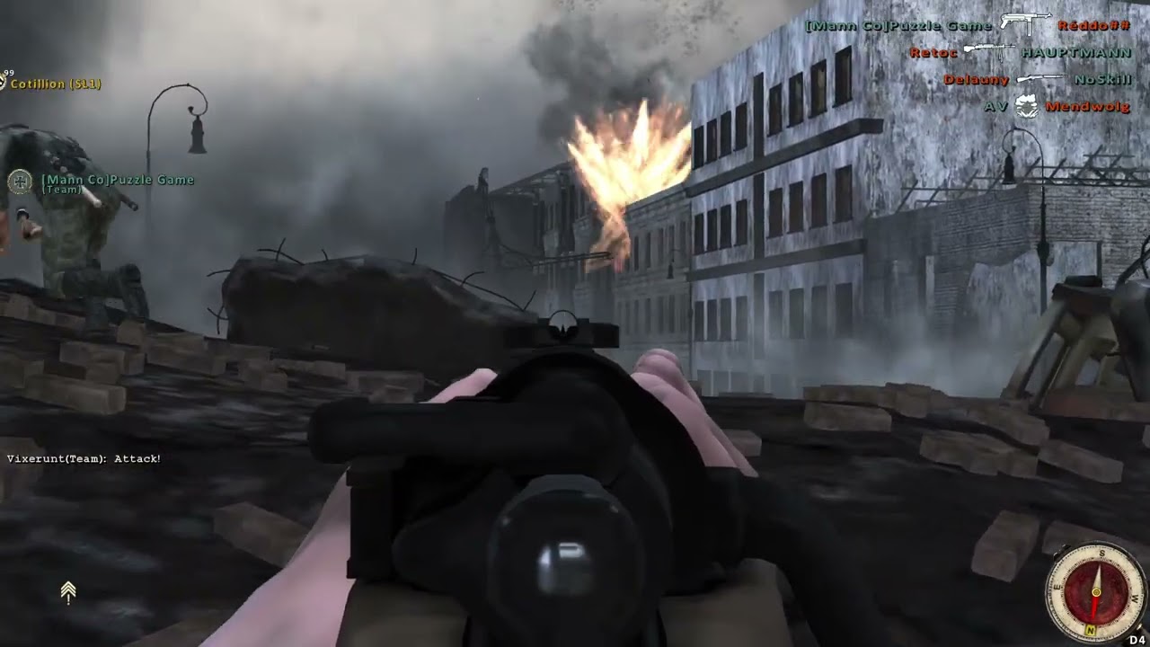 100 kills attacking Univermag