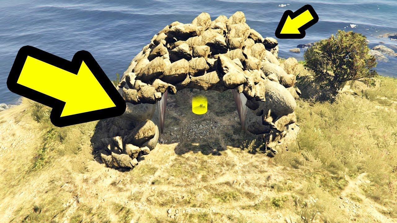 هل سبق لك أن دخلت لهذا المكان السري في جي تي أي 5 ؟ | GTA V Secret Cave