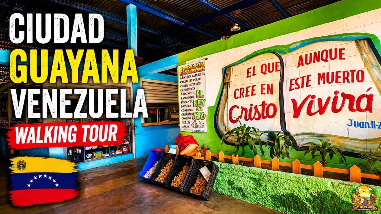 Ciudad Guayana Venezuela Walking Tour in 4K