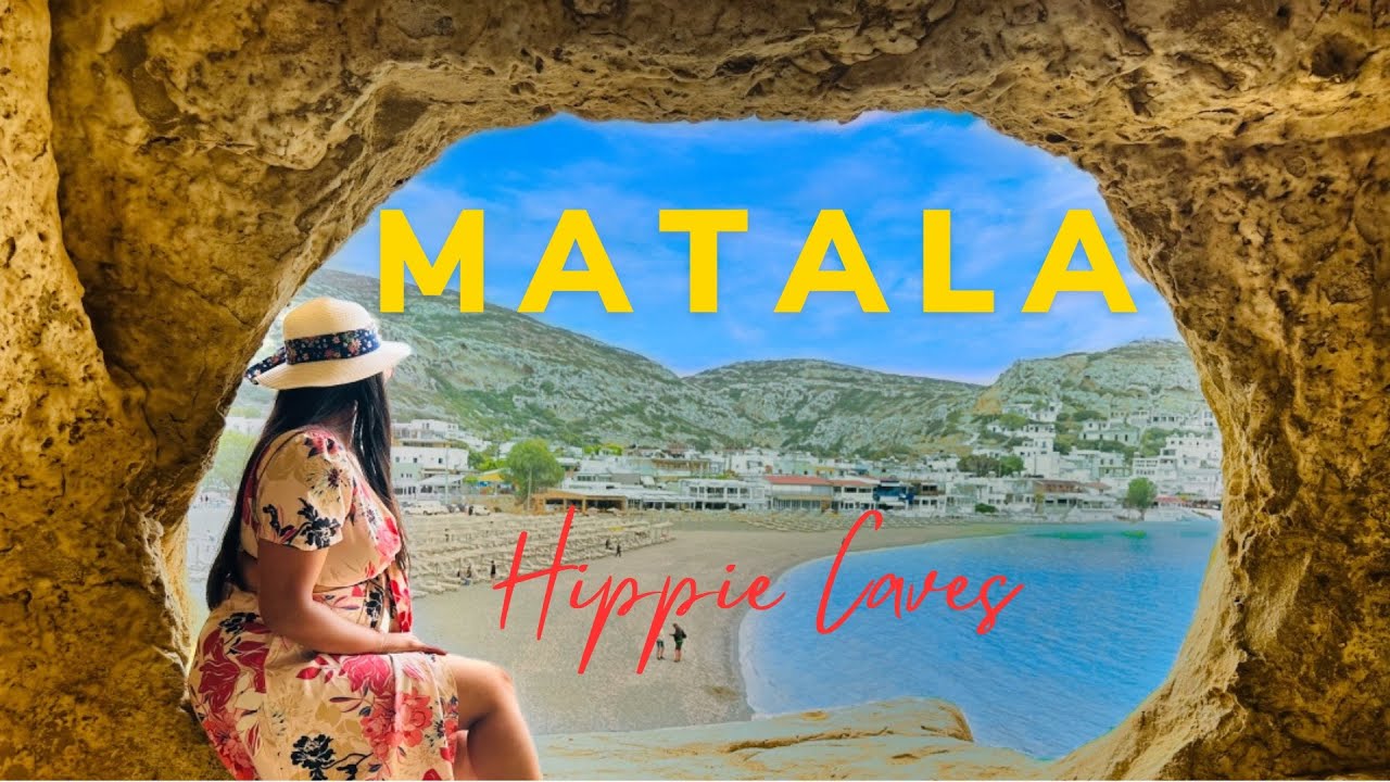 Пляж Матала и пещеры хиппи | Это лучший пляж на Крите?