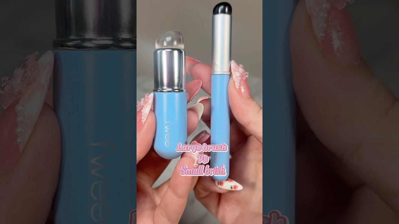 Fwee silicone brush for jelly pots #puddingpot #fwee #squishy #makeupbrushes