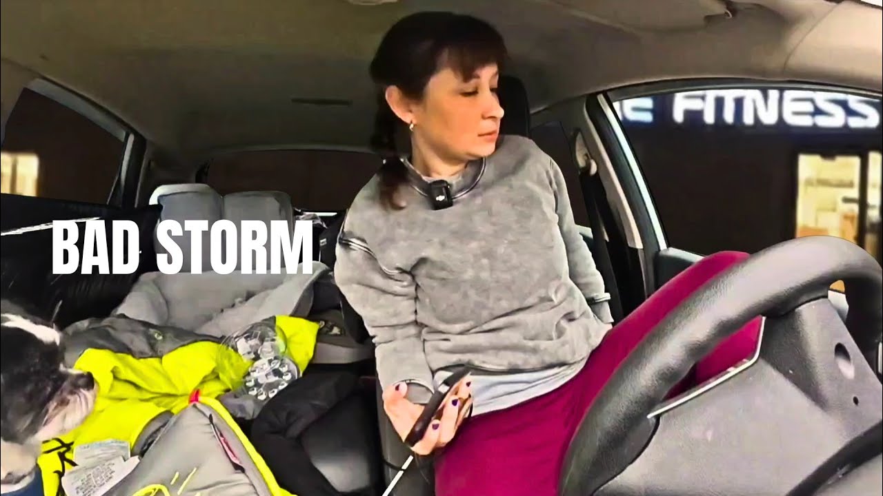 I Slept in a Gym Parking Lot During a Storm (Car Camping Full-Time)