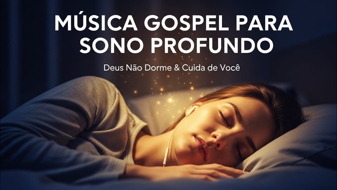 🎶 Música Gospel Para Dormir Profundamente | Deus Não Dorme e Cuida de Você”