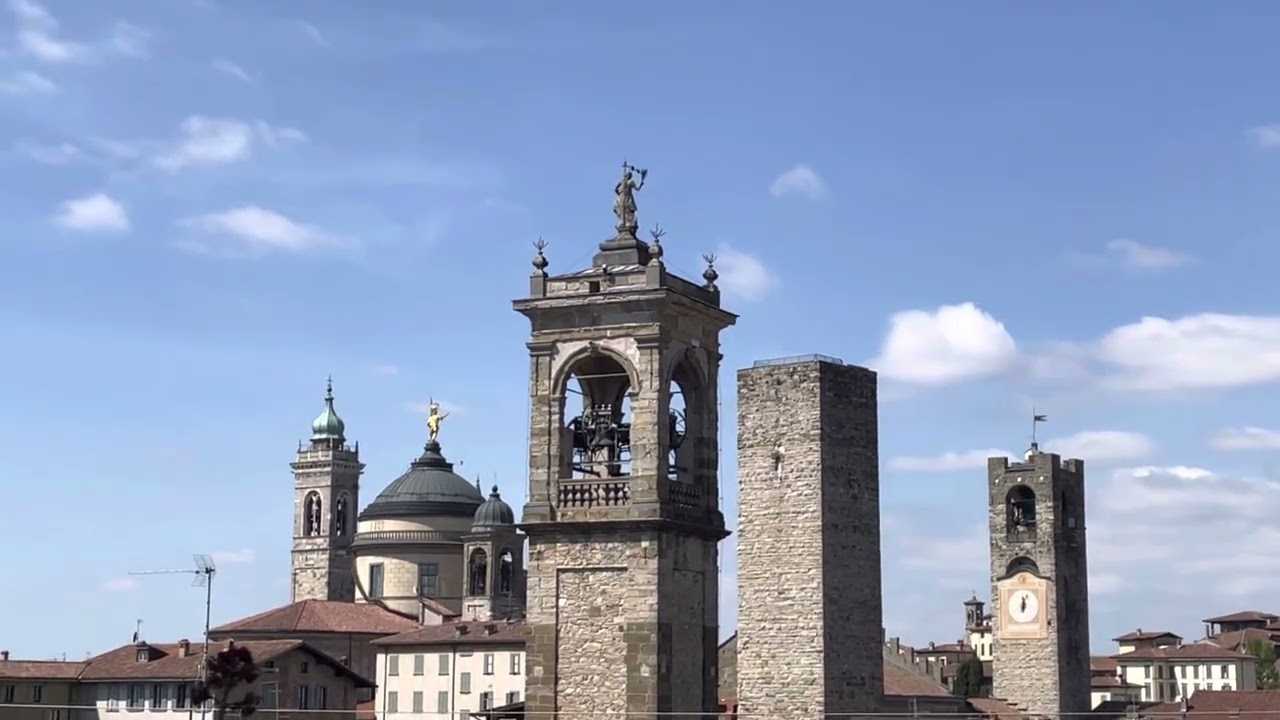 Campane di Bergamo alta - Angelus corale di Pasqua