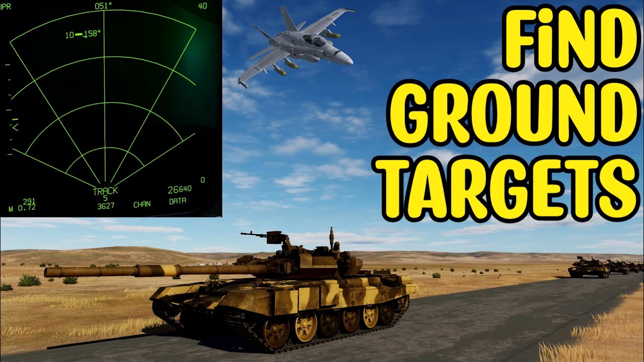 Используйте радар для поиска наземных целей | DCS World