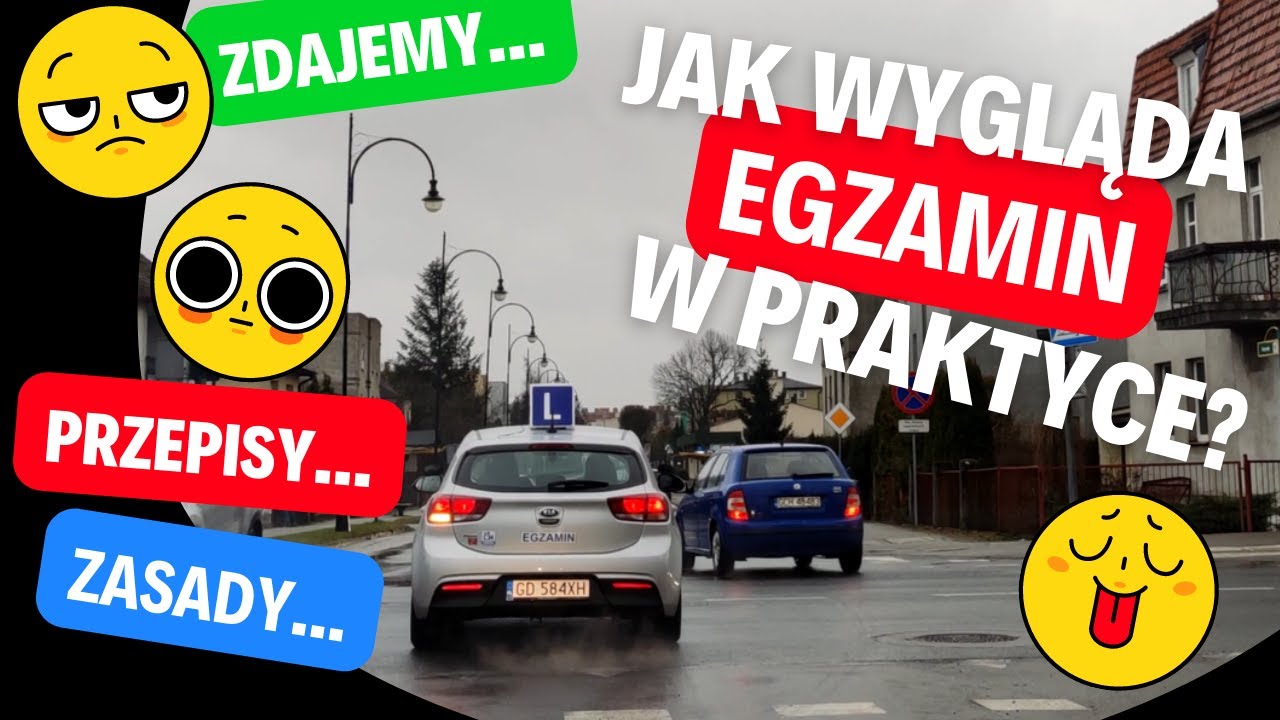 Egzamin - Prawo jazdy. Wynik egzaminu państwowego + trasy egzaminacyjne