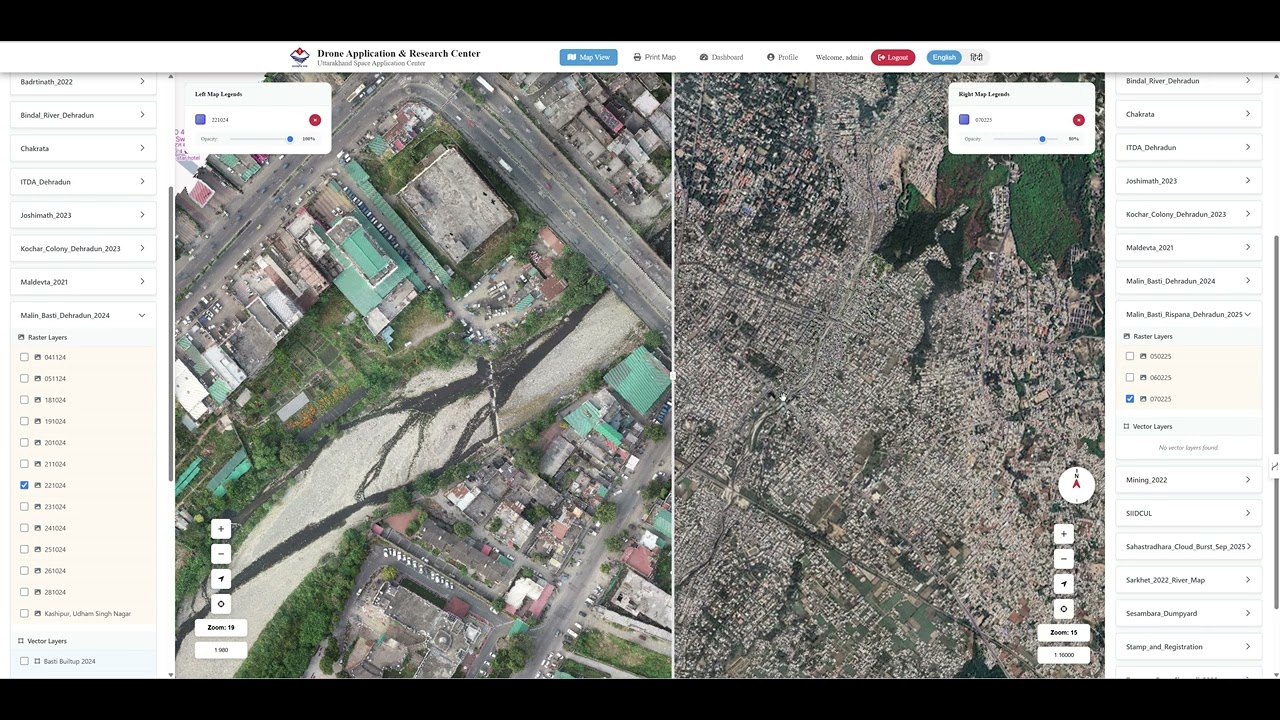 Live Demo: Dual Map GIS with GeoServer Integration