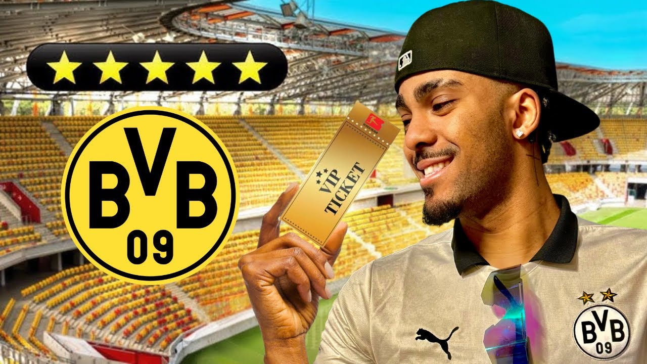 BORUSSIA DORTMUND VIP TICKET FÜR 1.500€ 😳💰- V.I.P. Loge im Signal Iduna Park 🏟️