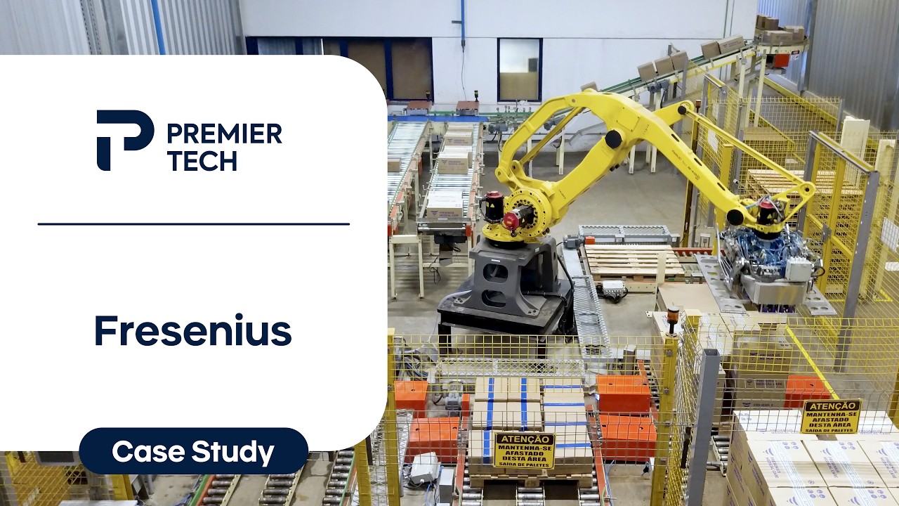 Robotic Case Palletizer : Fresenius | Case Study