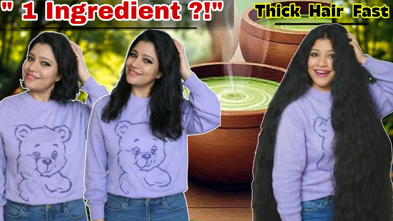 This One Ingredient Makes Hair Thicker & Regrow Lost Hair Naturally ।Garima Singh ।