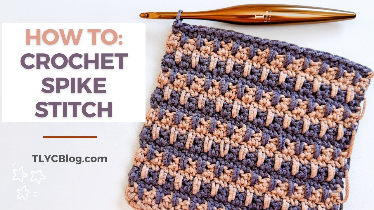 LOOKS LIKE CATS??!! Spike Stitch Tutorial | Crochet for BEGINNERS