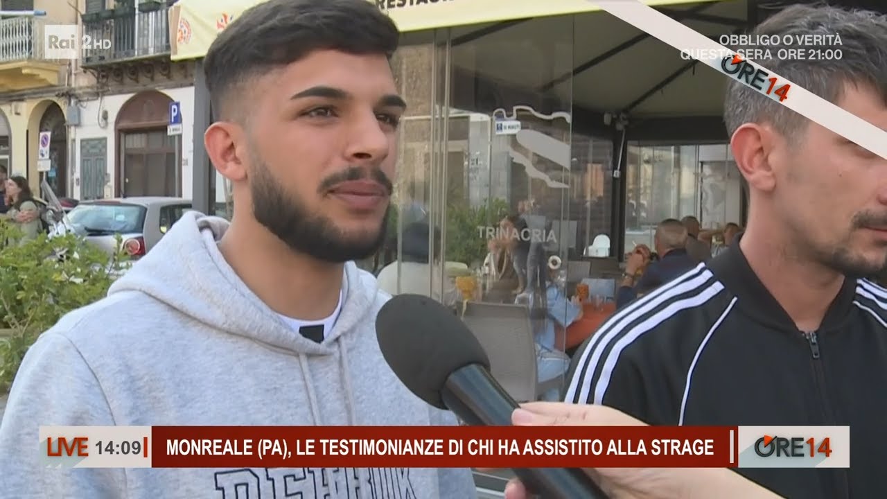 Strage di Monreale, le testimonianze dei presenti - Ore 14 del 28/04/2025