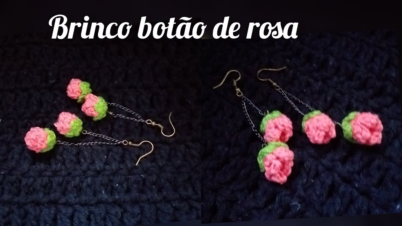 BRINCO DE CROCHÊ   #crochetearrings  #marcialobocroche