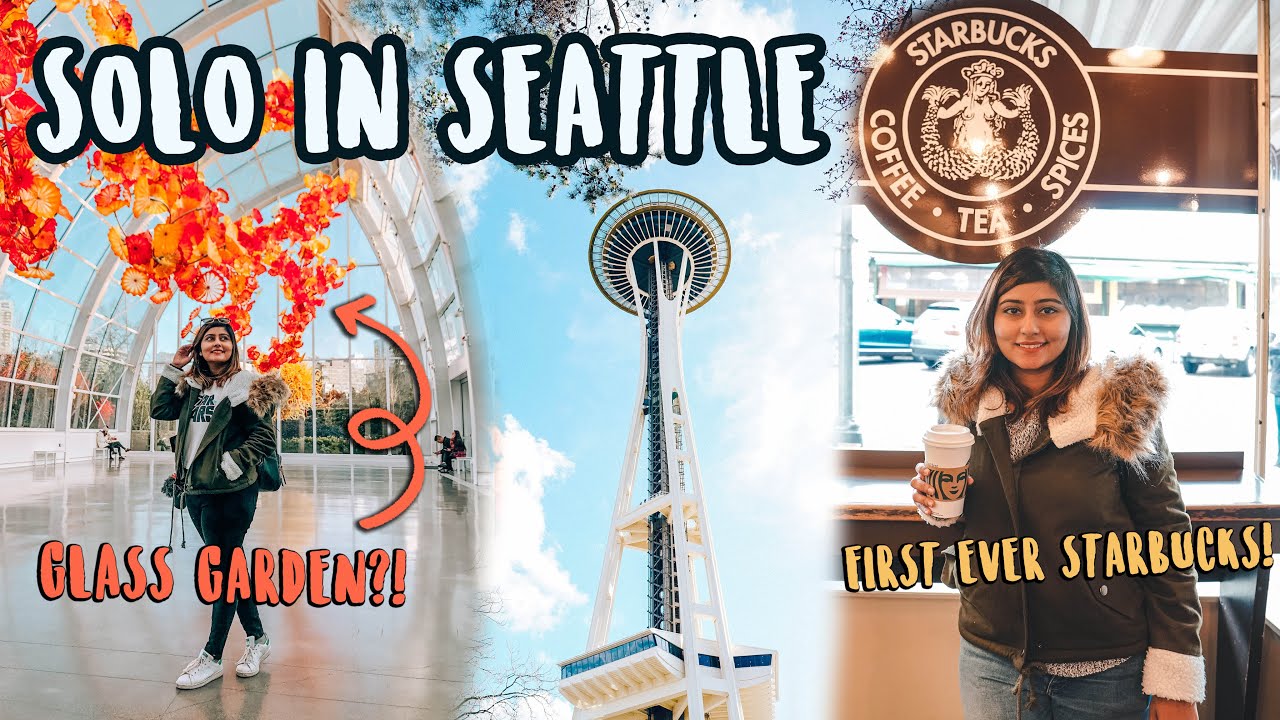 Видеоблог о путешествиях по Сиэтлу — Посещение ПЕРВОГО в истории Starbucks! ✨ Чем заняться в Сиэт...