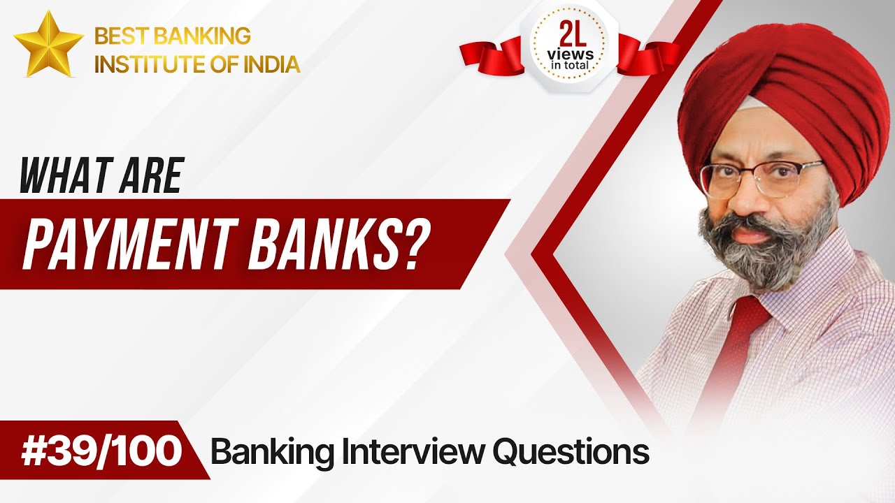 What are Payment Banks | Key Features of Payment Bank explained by Mr. Jasbir Singh | IPB India