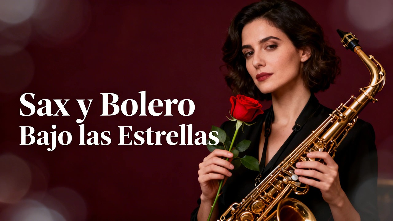 🎷 Sax y Bolero Bajo las Estrellas EN VIVO 🔴 Música Latina Romántica Instrumental