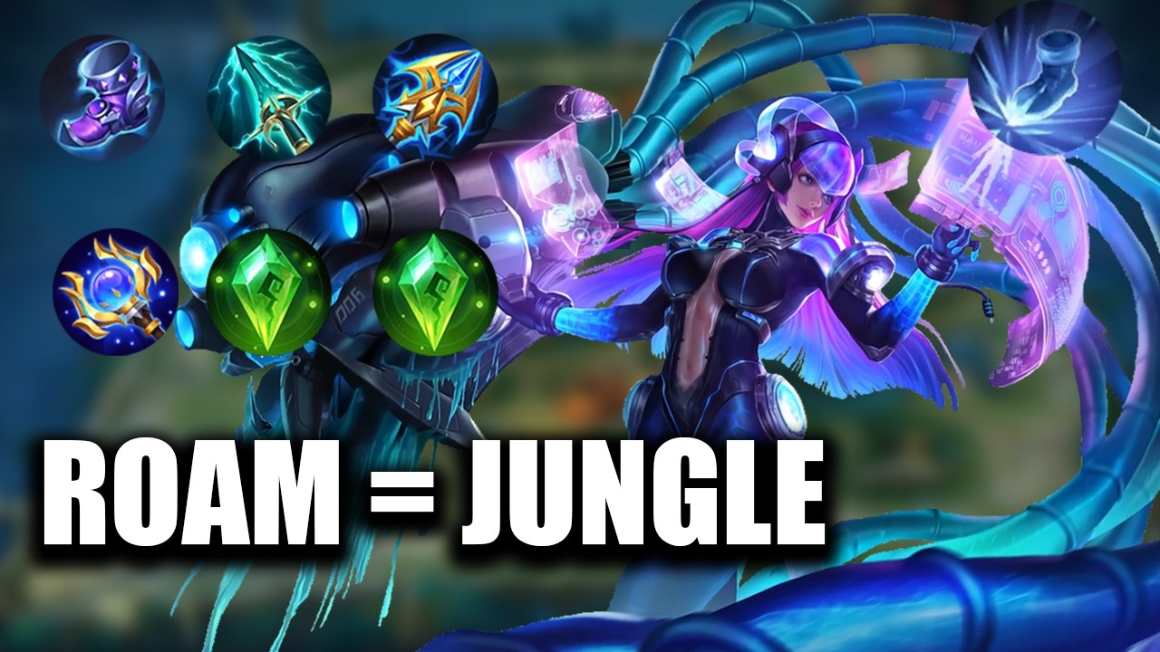 Roam = Jungle?! Selena High Damage Roam Build Carries the Game | MLBB