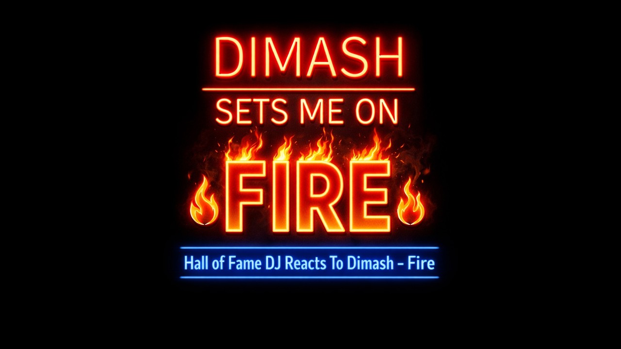 Dimash Sets Me On Fire! Hall of Fame DJ Reacts To Dimash-Fire!