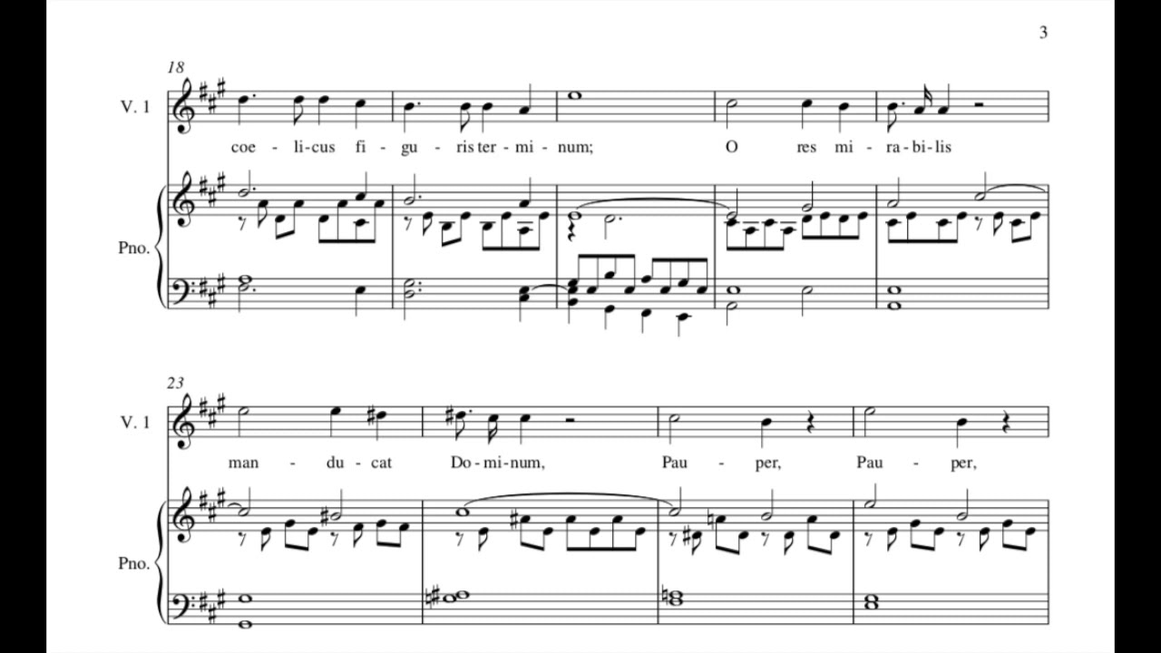 Franck - Panis Angelicus (piano accompaniment)
