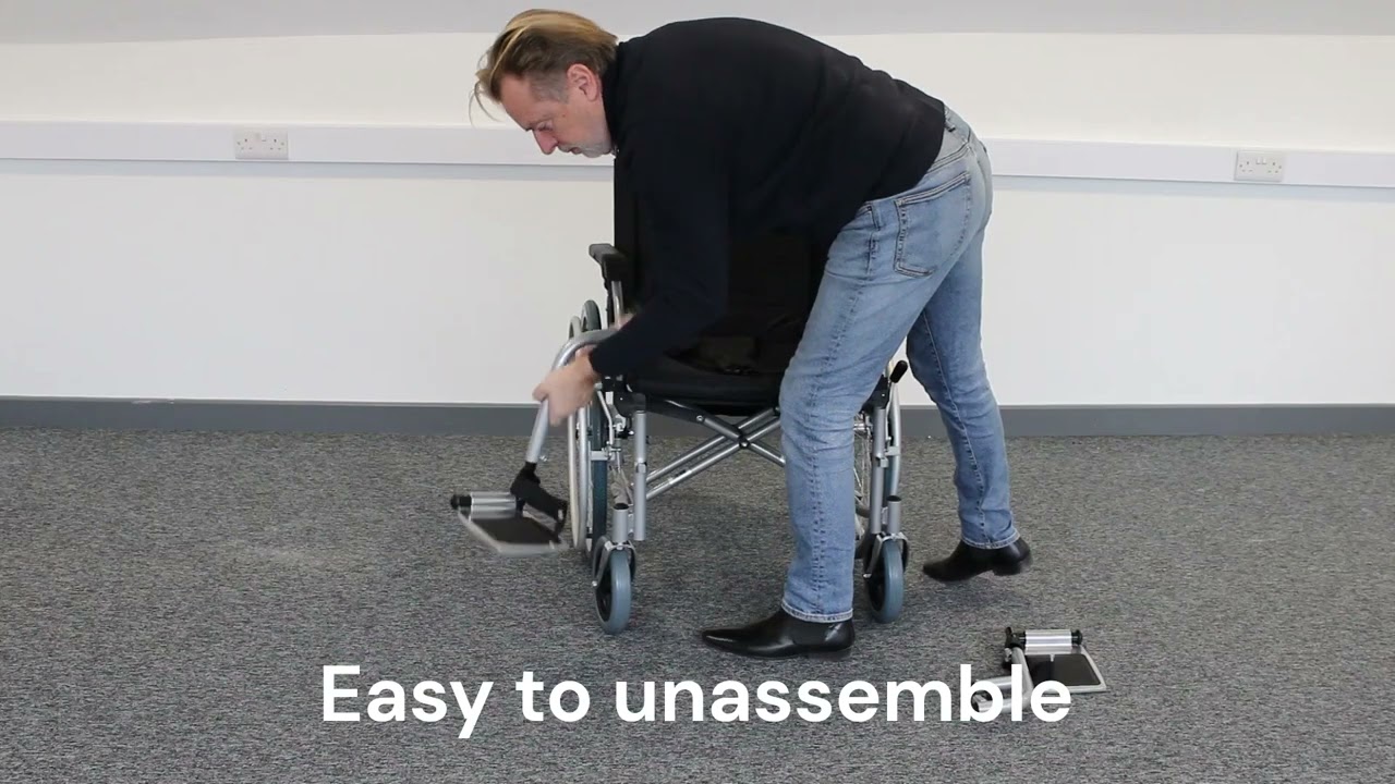 U-GO Esteem Heavy Duty Bariatric Self Propelled Wheelchair &ndash; Features, Setup & User Guide