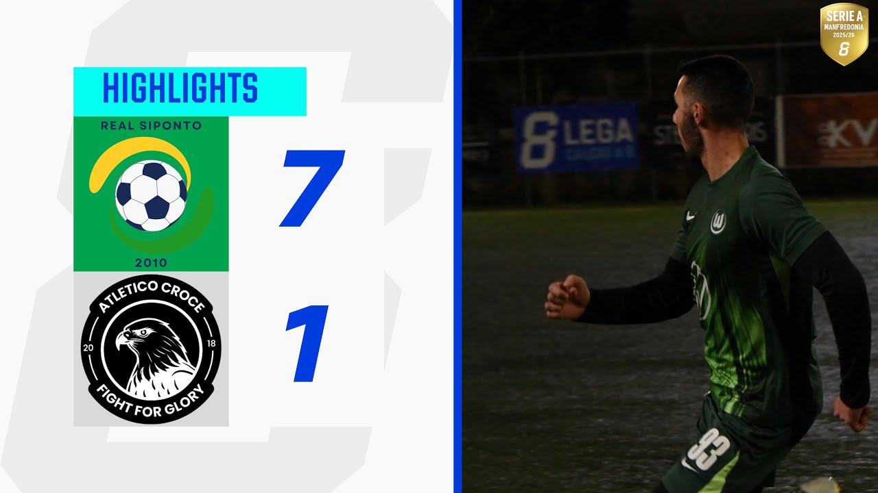 Super Real Siponto contro un Atletico Croce assente. 7-1