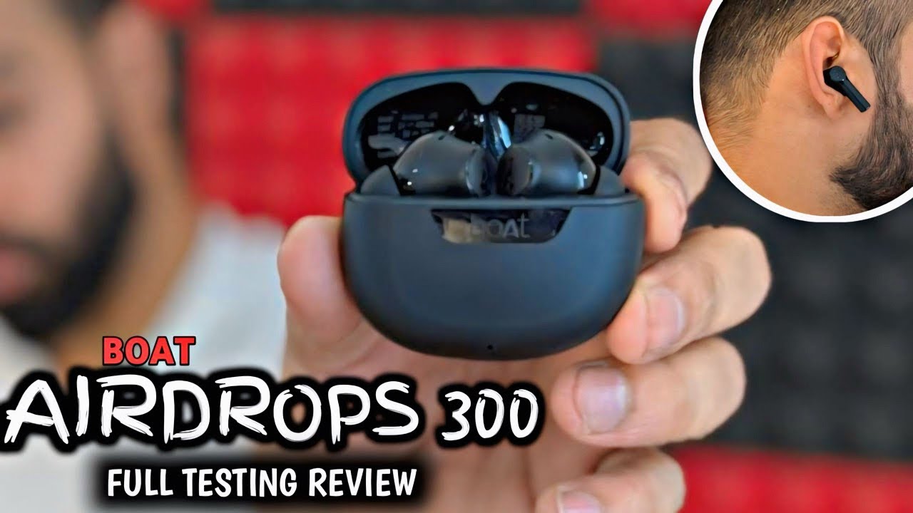 Boat Airdopes 300 Earbuds review⚡️50 hours playtime with in-ear Detection | Best TWS under ₹1500