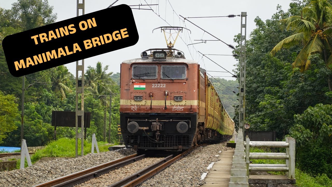 3 Trains Combo at Manimala Bridge 🔥 | 16526 Island Express + 16328 + 12081 Jan Shatabdi | July 2021