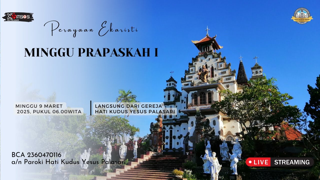 PERAYAAN EKARISTI KUDUS MINGGU PRAPASKAH I