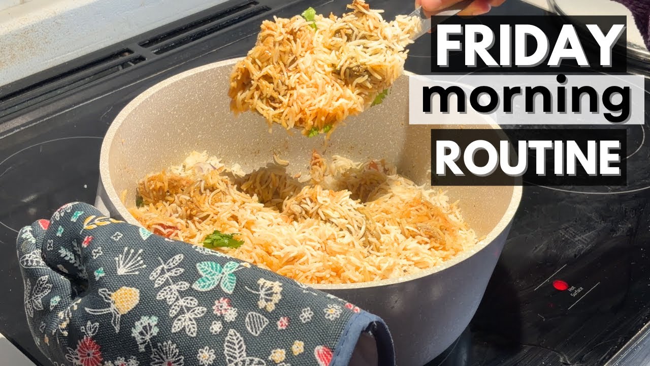 Pakistani Mom's Jummah Friday Routine | Cooking Biryani & Prayer in Canada 🤍