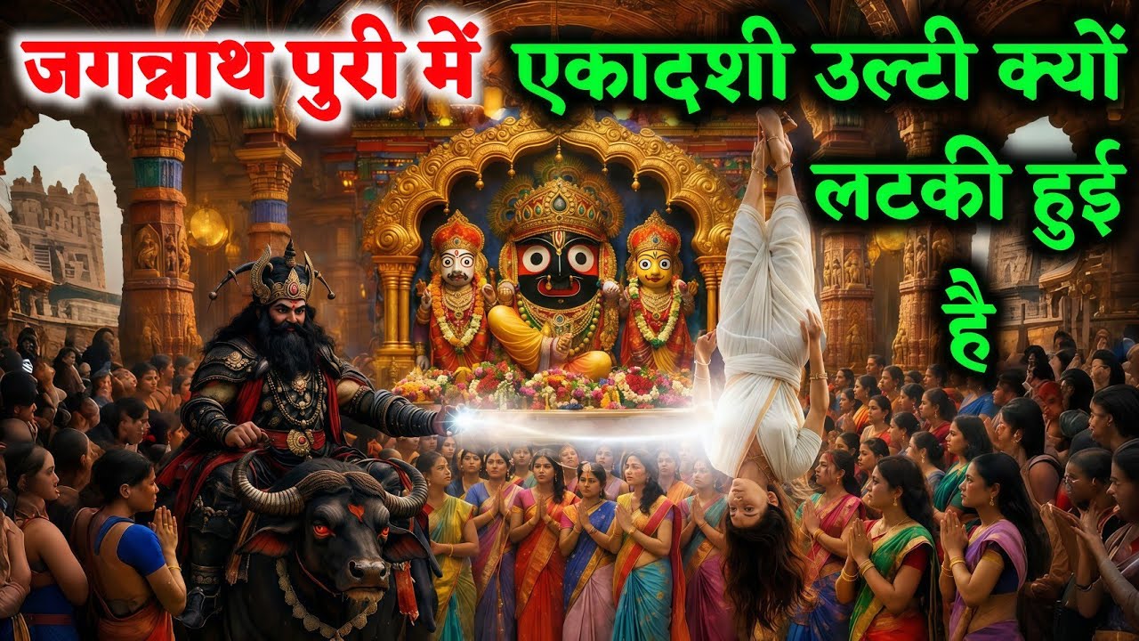 आखिर क्यों जगन्नाथपुरी में एकादशी माता उल्टा लटकी हुई हैं? सच जानकर चौंक जाओगे | #jagannath #katha