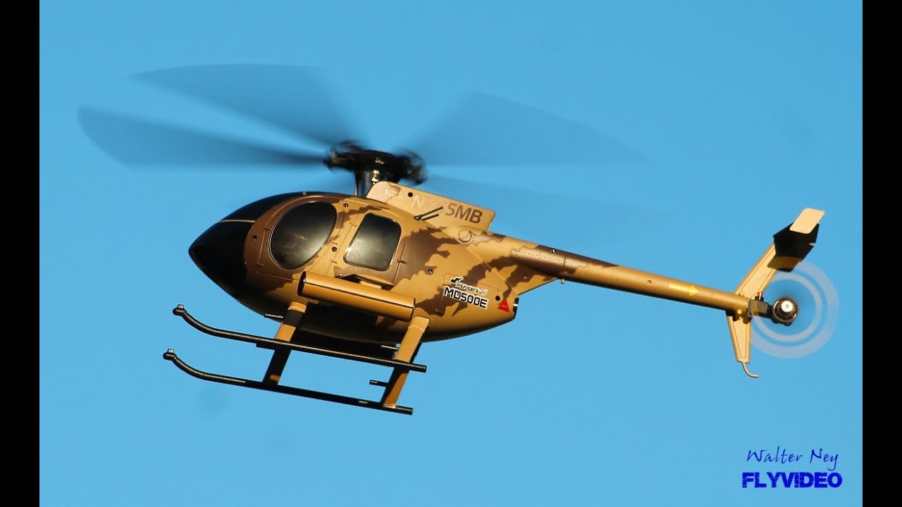Amewi AFX MD500E Militär brushless 4-Kanal 325mm Helikopter 6G RTF